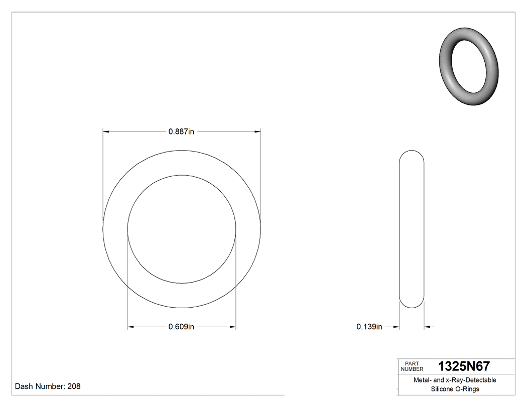 Technical drawing - 1325N67